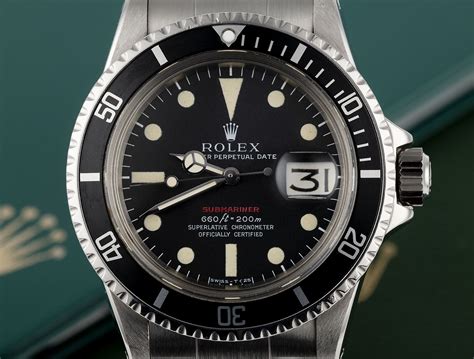 Rolex red writing 1680